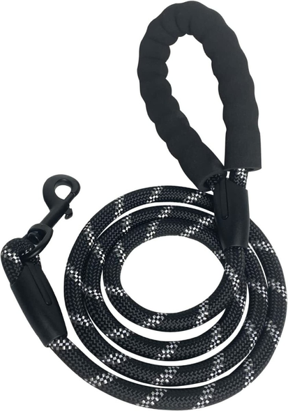 Heavy-Duty Rope Dog Leash - Black | PET-DL-BLK01