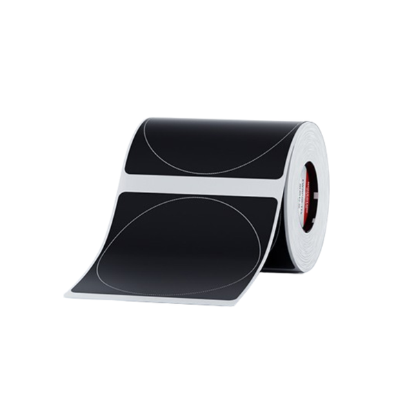 NIIMBOT M2 Black Round Thermal Label - 140 Label/Roll - EB50*50