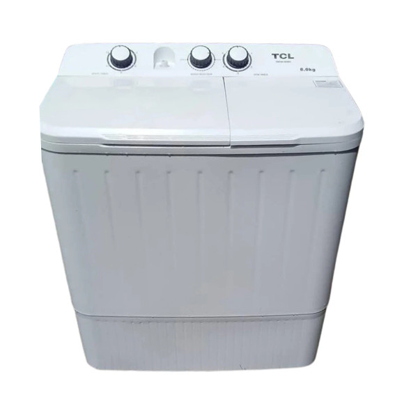 TCL Twin Tub Washer 8 Kg - White| F108TTW