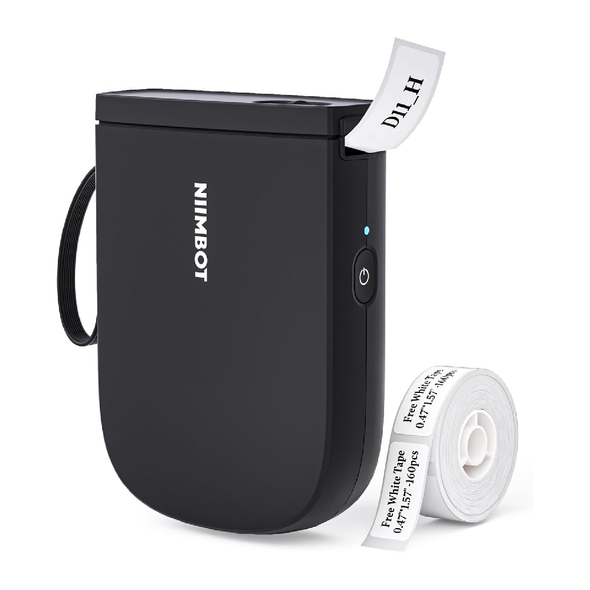 NIIMBOT D11-H Bluetooth 300 DPI Portable Label Printer - Black | D11-H