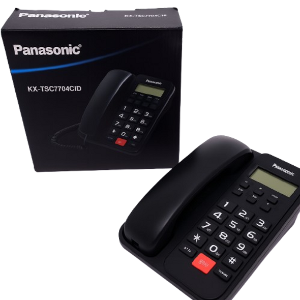 Panasonic Integrated Corded Telephone with Caller ID & Speakerphone | KX-TSC7704CID
