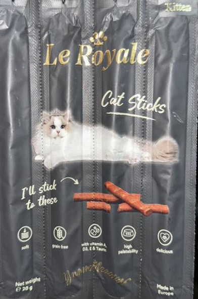 Le Royale Cat Sticks - Soft Grain-Free Treats - 20 g | LR-CS20