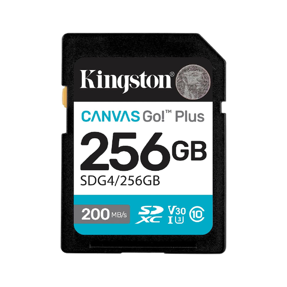 Kingston Canvas Go Plus 256GB SD Card | SDG4/256GB