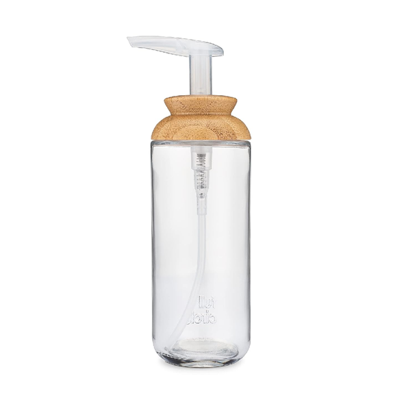 Full Circle Soap Opera Recycled Glass Gel Soap & Lotion Dispenser | FC21142W Full Circle Soap Opera Recycled Glass Gel Soap & Lotion Dispenser | FC21142W