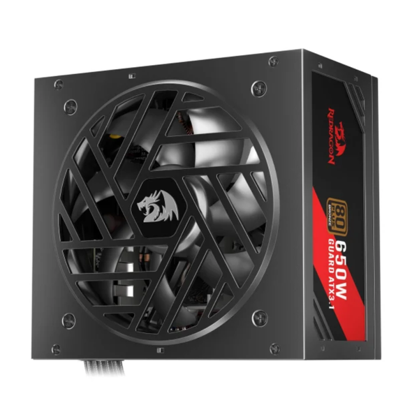 Redragon 650W Guard 80 Plus Bronze ATX3.1 Power Supply | GC-GU02P