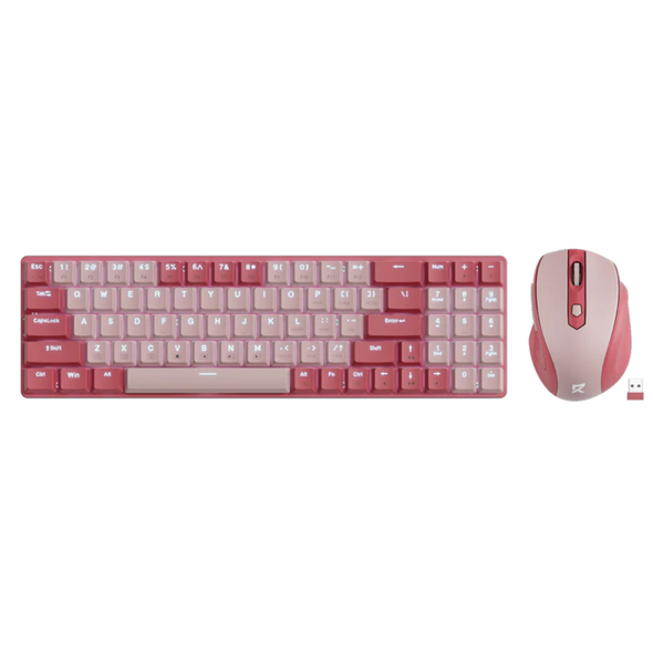 Redragon Wireless Keyboard and Mouse Combo, Bean Red | BS-8772