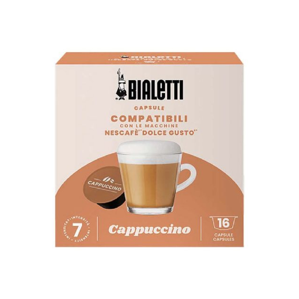 Bialetti 16 PCS Dolce Gusto Compatible Cappuccino Capsules | BIA96080445