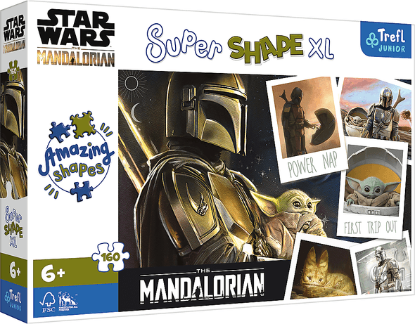 Trefl The Mandalorian - Super Shape XL Puzzle 160 Pieces | 50035