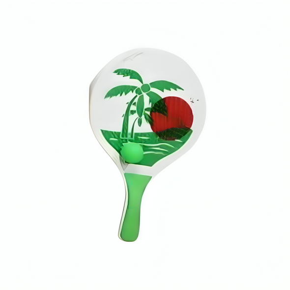 Beach Ball Racket - White/Green