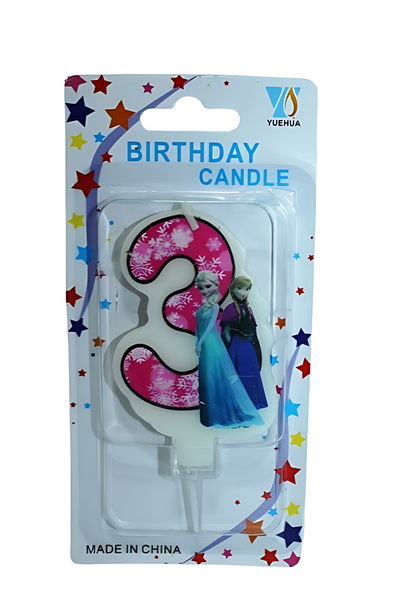 Frozen Birthday Candle Number 3 | AL-CA1062 Frozen Birthday Candle Number 3 | AL-CA1062