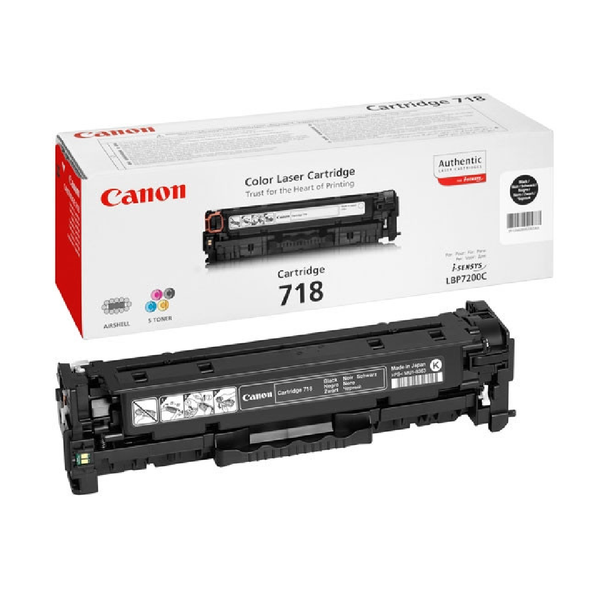 Canon 718 Original Toner - Black | 718BK