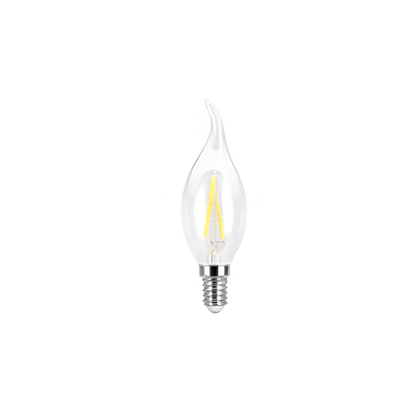 TCL LED Filament Candle 4W Mouse Tail Warm | E14 TCL LED Filament Candle 4W Mouse Tail Warm | E14