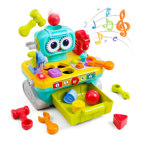 Hola Robot Workbench 11-in-1 Tool Set With Sounds and Light | HA8975 Hola Robot Workbench 11-in-1 Tool Set With Sounds and Light | HA8975