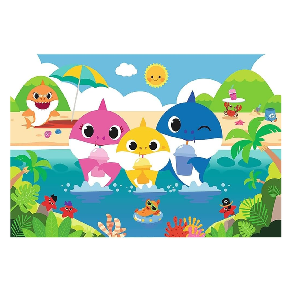 Trefl Nickelodeon: Colorfull Baby Shark Puzzles - 60 Pcs | 17370