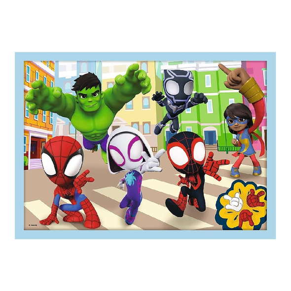 Trefl 4-in-1 Spidey and His Amazing Friends Puzzle - 12-24 Pcs | 34611