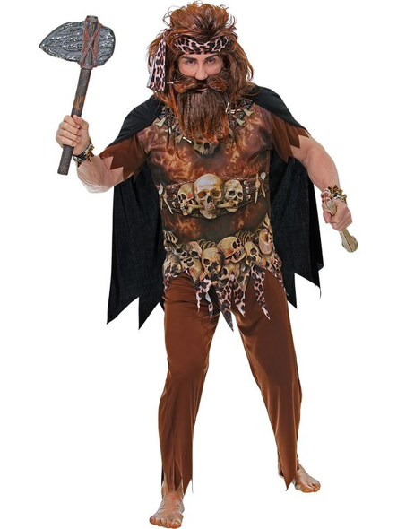 Voodoo Priest Costume (T-shirt, Pants, Headband & Cape) | 48252