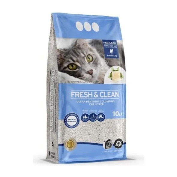 Fresh & Clean Cat Litter Marseil Soap 5 LT | SA1169 Fresh & Clean Cat Litter Marseil Soap 5 LT | SA1169