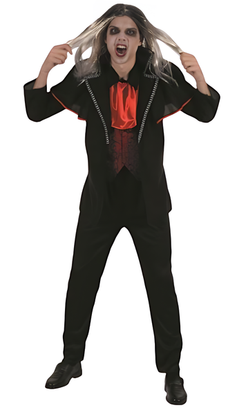 Vampire Costume (Shirt with Vest, Dicky & Pants) | 093104