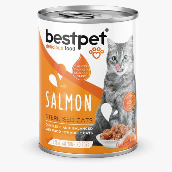 Bestpet Cat With Salmon In Gravy 400 Grs | P0010