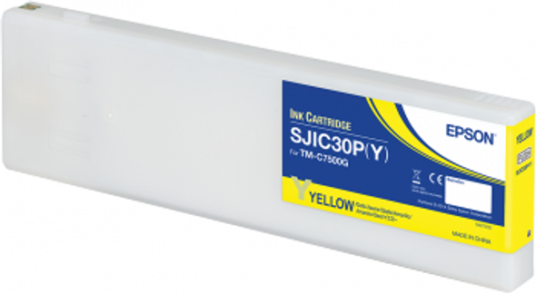 Epson SJIC30P(Y): Ink cartridge for ColorWorks C7500G (Yellow) | C33S020642