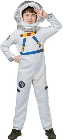 Astronaut Costume (Hat, Jumpsuit) - Medium Size | 091978