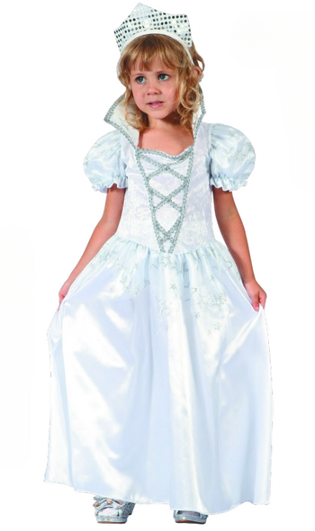 White Princess Costume (Dress, Hairband) - INFANT (80-92CM) | 92309