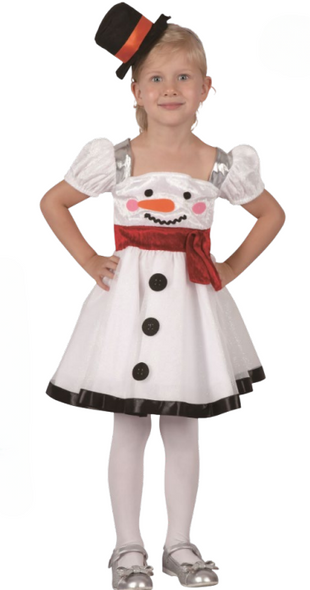 Snowwoman Costume (Dress, Headband) - TODDLER (92-104CM) | 092639