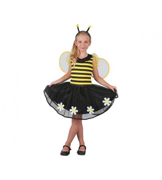Sweet Bee Costume (Dress, Headpiece, Wings) - Medium Size (120-130 cm) | 091434 Sweet Bee Costume (Dress, Headpiece, Wings) - Medium Size (120-130 cm) | 091434
