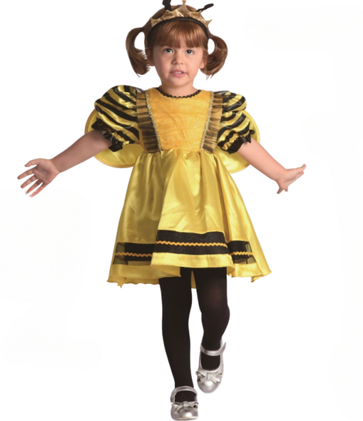 Bee Costume (Dress, Headband, Wings) - TODDLER (92-104CM) | 092672
