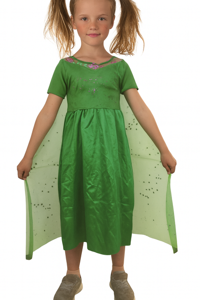Princess Costume (Dress, Cape, Headpiece) - Large Size (130-140 cm) | LK004-15 Princess Costume (Dress, Cape, Headpiece) - Large Size (130-140 cm) | LK004-15