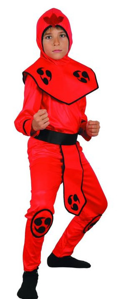 Ninja Costume (Jumpsuit, Hat, Belt) – Small Size (110–120 cm) | 091791