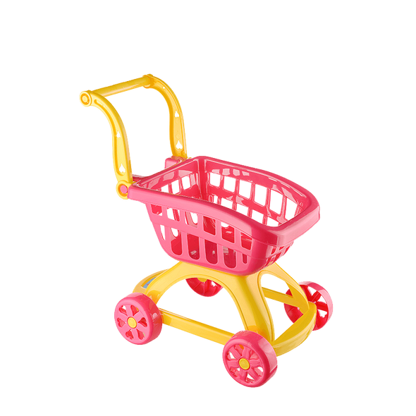 Toy Shopping Cart – Yellow & Pink | CLK-291