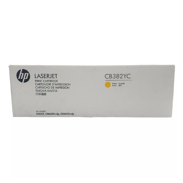 HP CB382Y Contract Original LaserJet Toner - Yellow | CB382Y