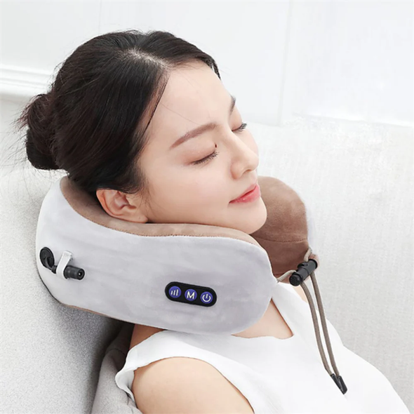 U-Shaped Neck Massage Pillow