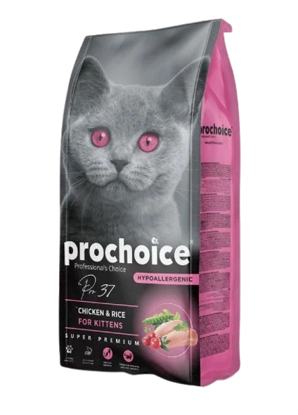 Prochoice Cat Pro 37 Kitten Chicken 15 Kg | P4585 Prochoice Cat Pro 37 Kitten Chicken 15 Kg | P4585