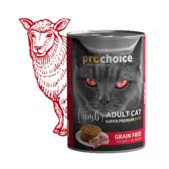 Prochoice Adult Cat Lamb Sterilized Pate 400 Grs | P3007