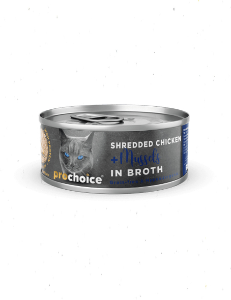 Prochoice Deluxe Shredded Chicken & Calamari in Broth 70 Grs | P3052