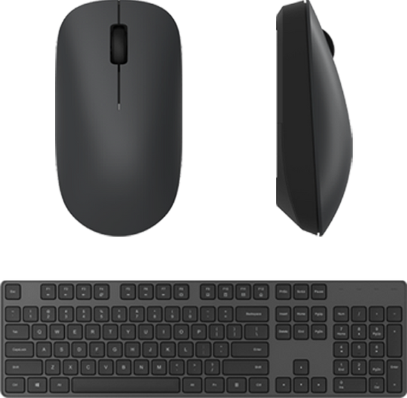 Xiaomi Wireless Keyboard and Mouse Bundle - Black | BHR6100GL