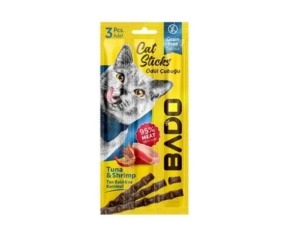 Bado Pet Treat Cat Stick Tuna & Shrimp 3×5 Gr | 60044