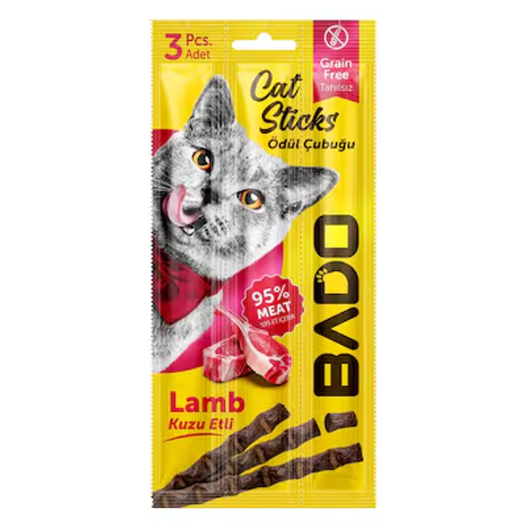 Bado Pet Treat Cat Stick Lamb 3×5 Gr | 60068