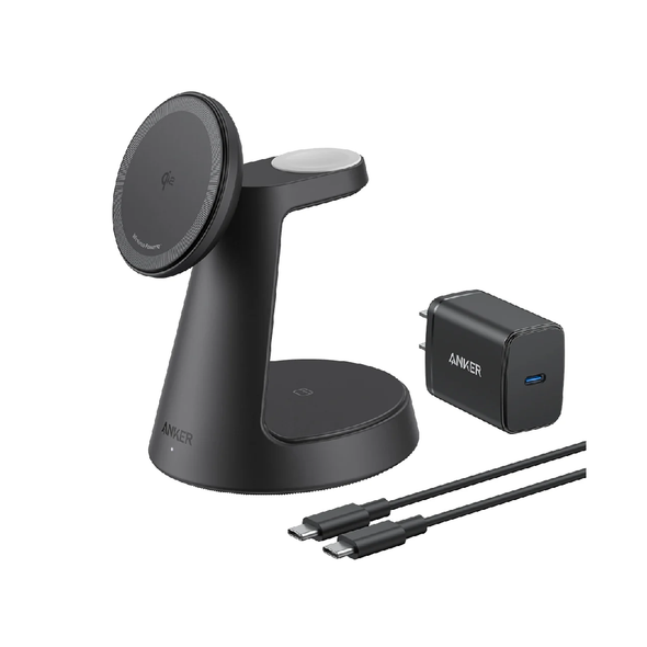 Anker MagGo 3-in-1 Wireless Charging Station | B25M4G11