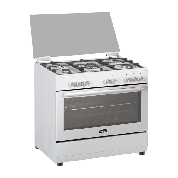 Simfer MFT1-9502SGWBB-CDC 90 cm Wide Cooker White | MFT1-9502SGWBB-CDC Simfer MFT1-9502SGWBB-CDC 90 cm Wide Cooker White | MFT1-9502SGWBB-CDC