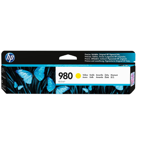 HP 980 Original Ink Cartridge - Yellow | D8J09A