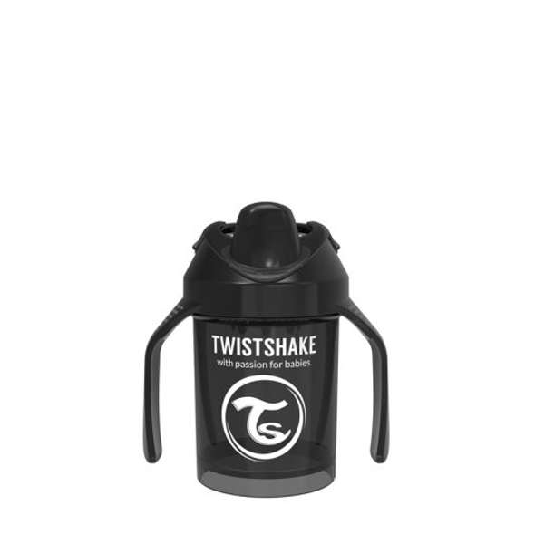 Twistshake 230ml Mini Sippy Cup - Black | TWI78057 Twistshake 230ml Mini Sippy Cup - Black | TWI78057
