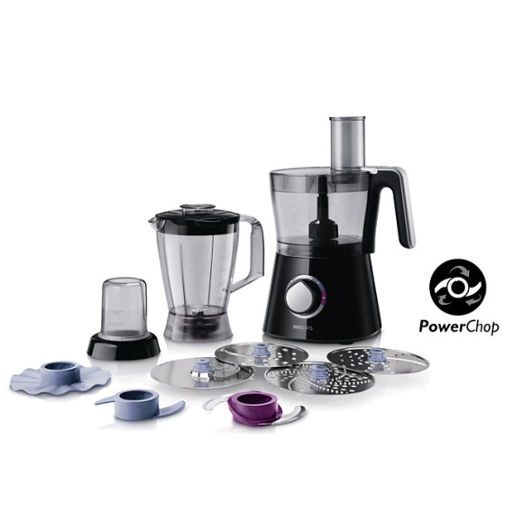 Philips 3-in-1 Food Processor Black 750 W | HR7762 Philips 3-in-1 Food Processor Black 750 W | HR7762