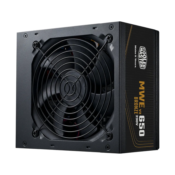 Cooler Master MWE 650W V3 Bronze Efficiency ATX PSU | MPE-6501-ACABW-3BEU