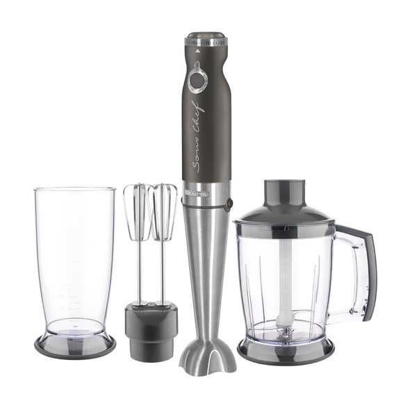 Sencor Variable Speed Immersion Blender Set - 1000W | SHB5608BK-EUE3 Sencor Variable Speed Immersion Blender Set - 1000W | SHB5608BK-EUE3