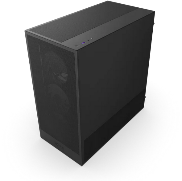 NZXT H5 Flow RGB Edition Black Compact Mid-tower Airflow Case | CC-H52FB-R1