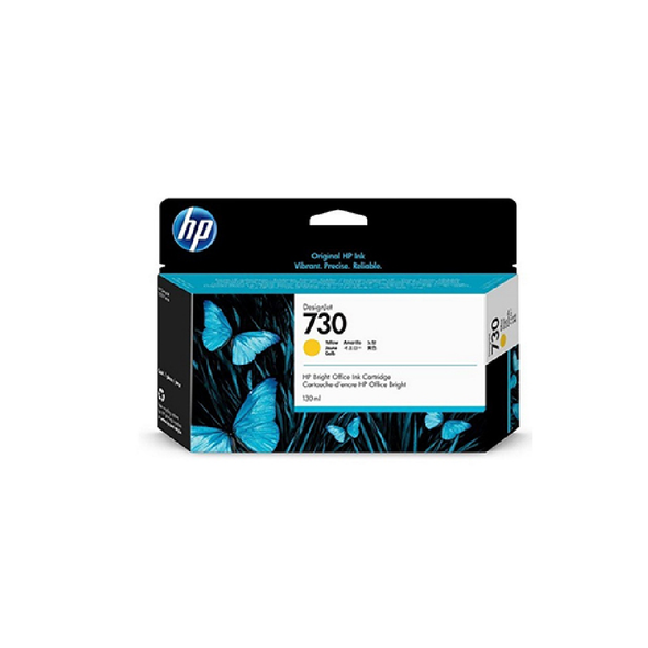 HP 730 130-ml Original DesignJet Ink Cartridge - yellow | P2V64A