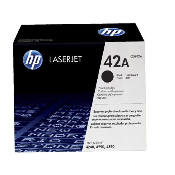 HP 42A Original LaserJet Toner Cartridge - Black | Q5942A
